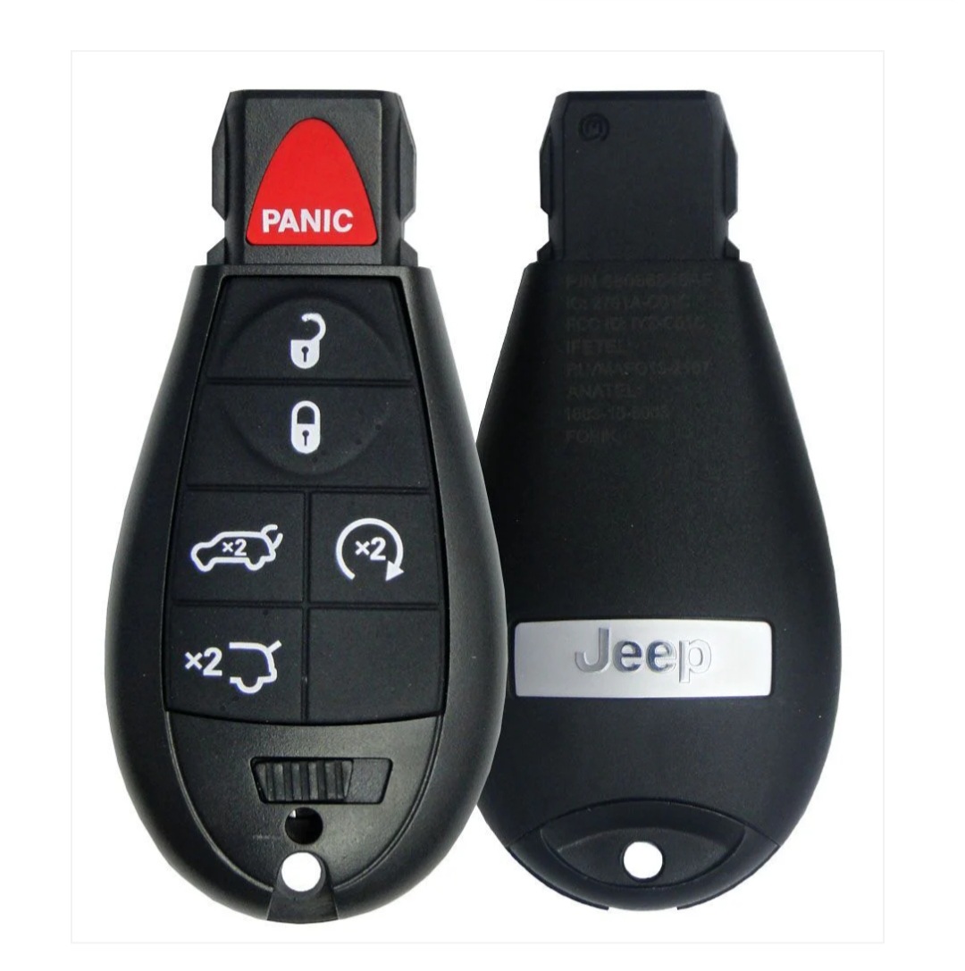 ريموت جيب قراند شيروكي فوبيك 5 أزرار — 5 Jeep Grand Cherokee Cherokee Dodge Durango Chrysler 300C R