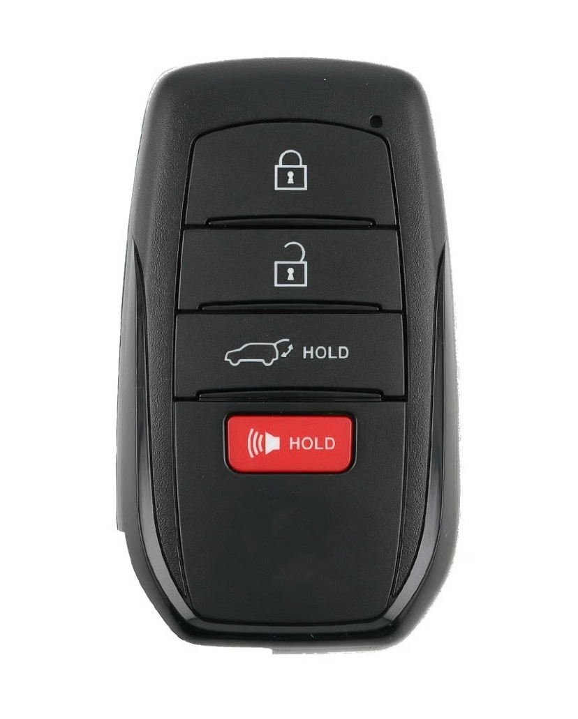 مفتاح تويوتا هايلاندر 2024 ذكي — 3+1 أزرار 314.35/312.11 MHz — 2024 3+1 314.35/312.11 Toyota Highlander 2024 8990H-0E330 89
