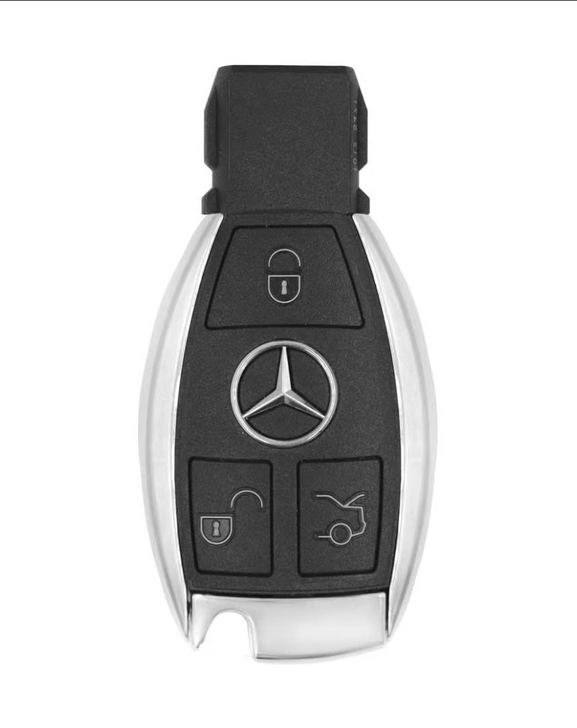 مفتاح ريموت مرسيدس FBS أصلي 3 أزرار 433 MHz بدون تقريب — FBS 3 433 Mercedes-Benz A-Class B-Class C-Class E-Class S-Cl