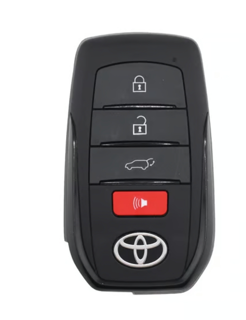مفتاح ذكي تويوتا لاند كروزر برادو 2024 أصلي 4 أزرار — 2024 4 Toyota Land Cruiser Prado 2024+ Fortuner Hilux RAV4 C