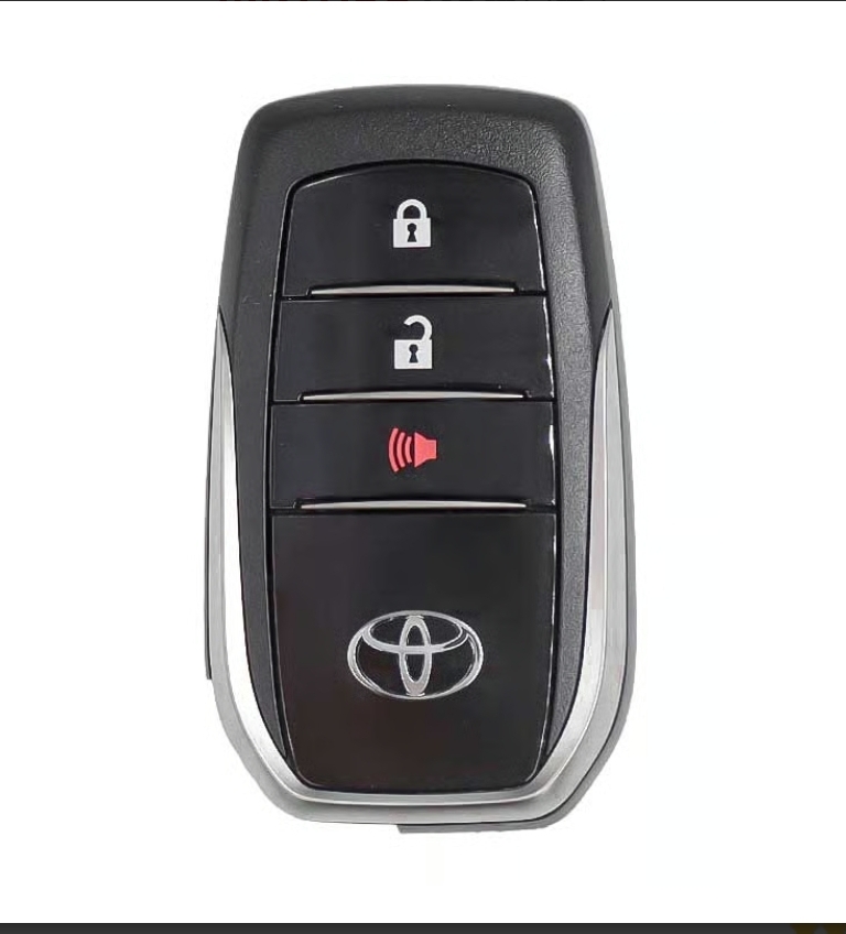 مفتاح تويوتا فورتشنر 2016-2022 ذكي أصلي — 3 أزرار 433 MHz — 2016-2022 3 433 Toyota Fortuner 2016-2022 Hilux Innova