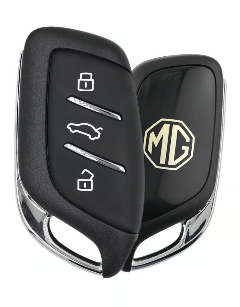 مفتاح ريموت ذكي أصلي MG 2024 هايبرد — 3 أزرار 433 MHz أسود — MG 2024 3 433 MG 2024 Hybrid MG ZS 2024 MG HS 2024 MG 5 2024