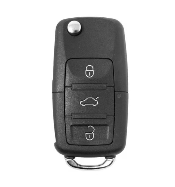 مفتاح ريموت فولكس فاجن قلاب — بيتل باسات جيتا قولف بولو — VW Beetle Passat Jetta Golf Polo Tiguan Touareg