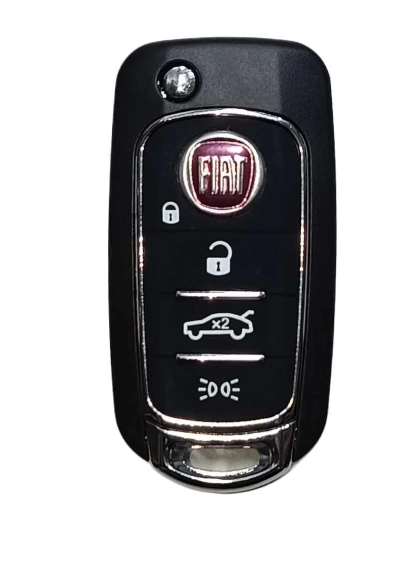 مفتاح ريموت فيات تيبو أصلي قلاب 4 أزرار — 4 Fiat Tipo Egea 500X 500L Punto Bravo Doblo Linea