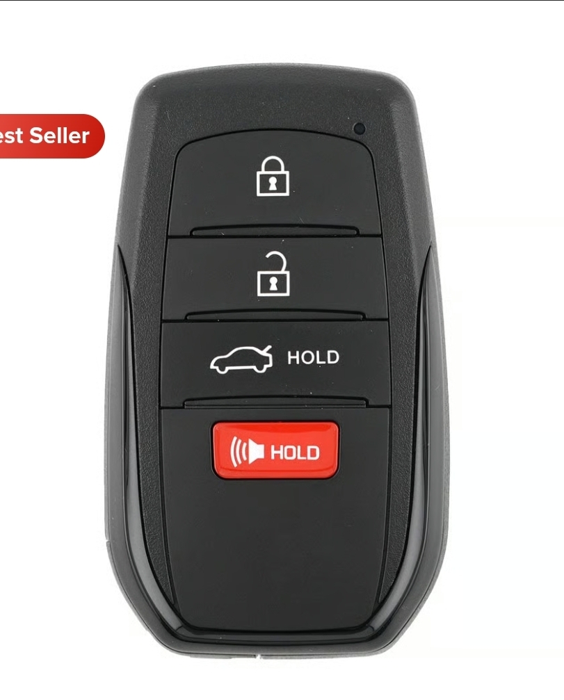مفتاح تويوتا كامري 2025 ذكي — 3+1 أزرار 433.58/434.42 MHz — 2025 3+1 433.58/434.42 Toyota Camry 2025+ 8990H-33210