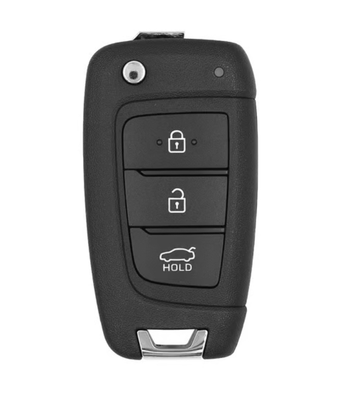 مفتاح طوي أصلي هيونداي أكسنت 2024-2026 — 3 أزرار 433 MHz — 2024-2026 3 433 Hyundai Accent 2024-2026 Hyundai Elantra 202